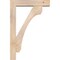 Ekena Millwork Legacy Block Smooth Bracket w/ Offset Brace, Douglas Fir, 5 1/2"W x 24"D x 36"H BKT0604X24X36LEC05SDF - alternate 3